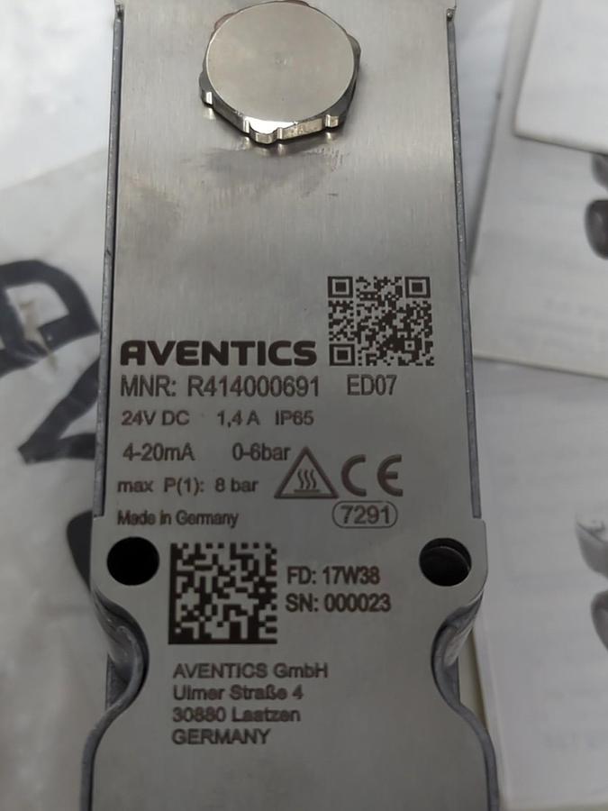 AVENTICS,R414000691,PNEUMATIC PRESSURE REGULATOR SERIES ED07 NOS