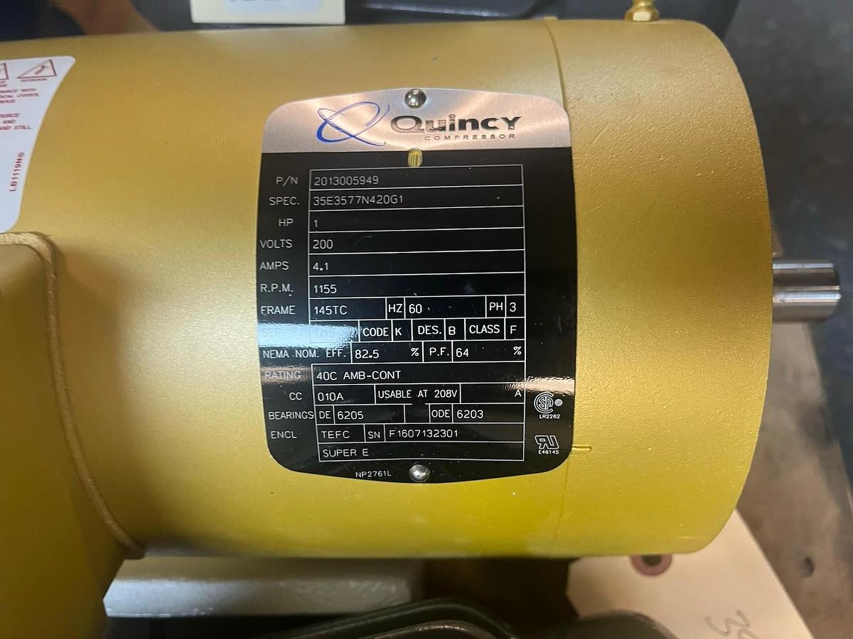 QUINCY BALDOR,2013005949,MOTOR 1HP 200V 1155RPM 145TC