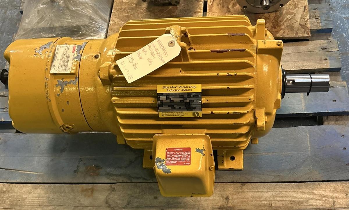 Used MARTHON,4N254THTPA8078BAL,BRAKE MOTOR 7.5HP 1150ROM 460V 254T FRAME