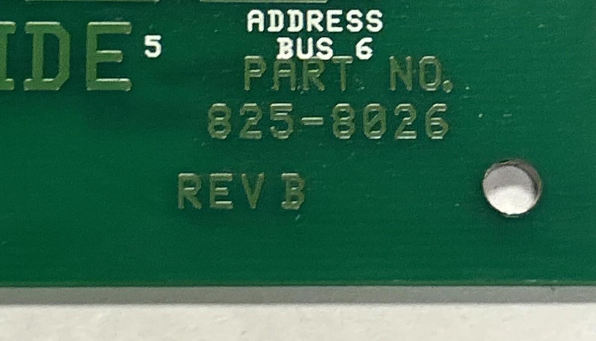 Used SLICER,825-8026,CONTROL INTERFACE BOARD