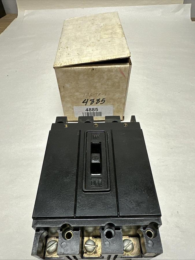 Used GE,TE32070,70 Amp 3 Pole Molded Circuit Breaker "E" Frame