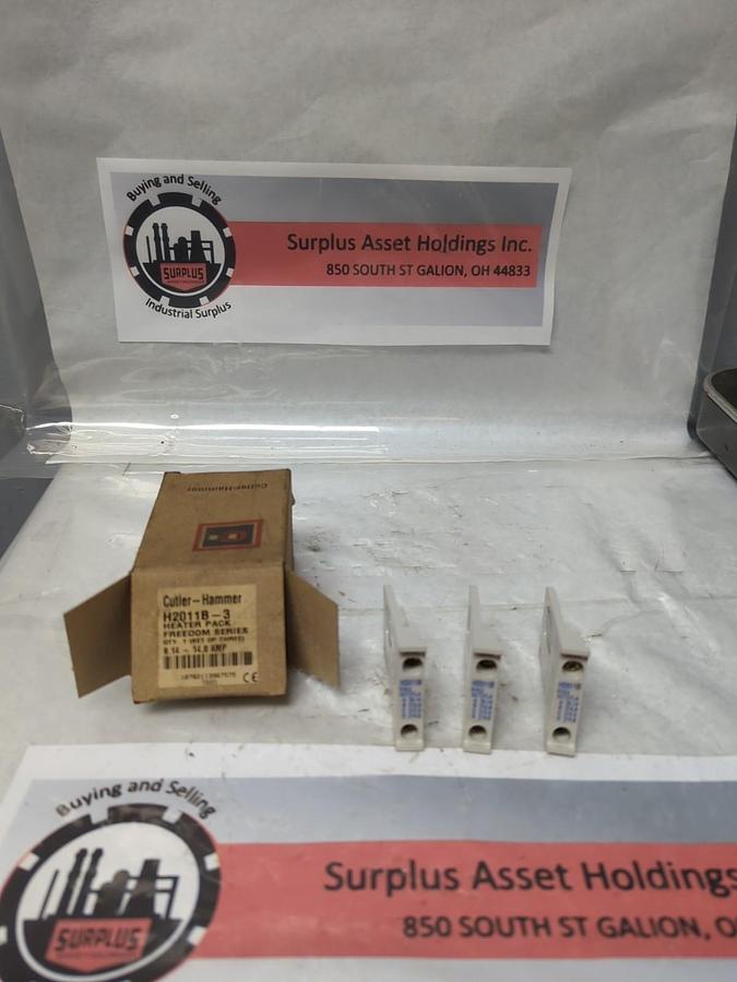 CUTLER HAMMER,H2011B-3,FREEDOM SERIES HEATER PACK BOX OF 3 NOS