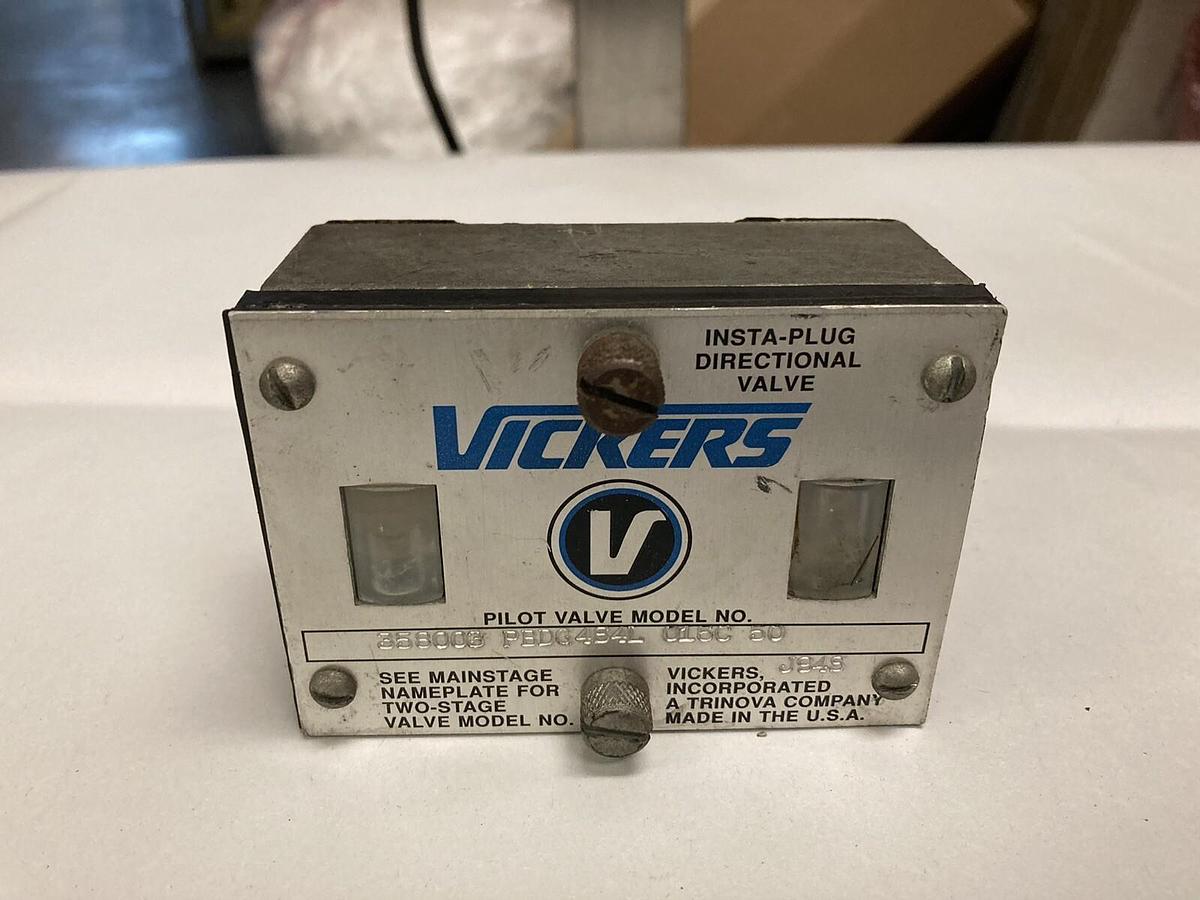 Used Vickers,358003 PBDG4S4L 016C 50,Pilot Valve Control