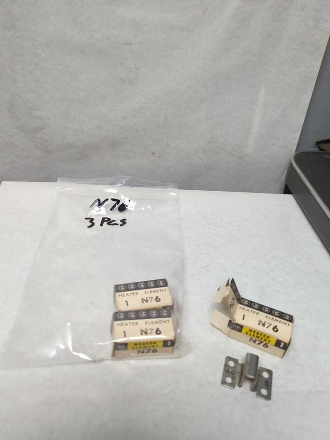 ALLEN BRADLEY,N76,THERMAL OVERLOAD HEATER ELEMENT LOT OF 3 NOS