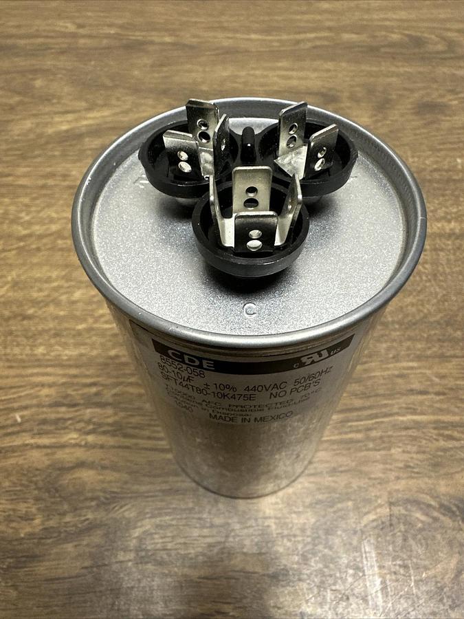 CDE,8552-058,Capacitor 80/10 MFD 440V