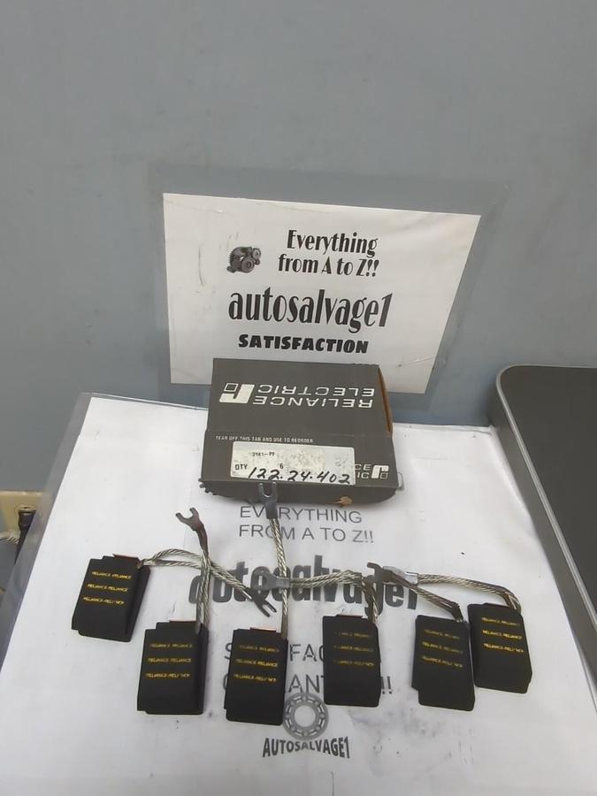 RELIANCE ELECTRIC,3141-PF,CARBON BRUSHES BOX OF 6 BRUSHES NOS