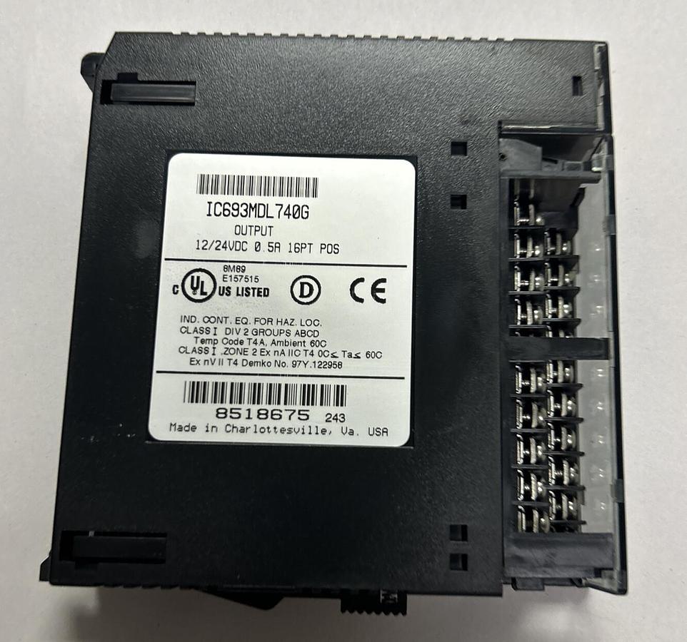 Used GE FANUC,IC693MDL740G,OUTPUT MODULE