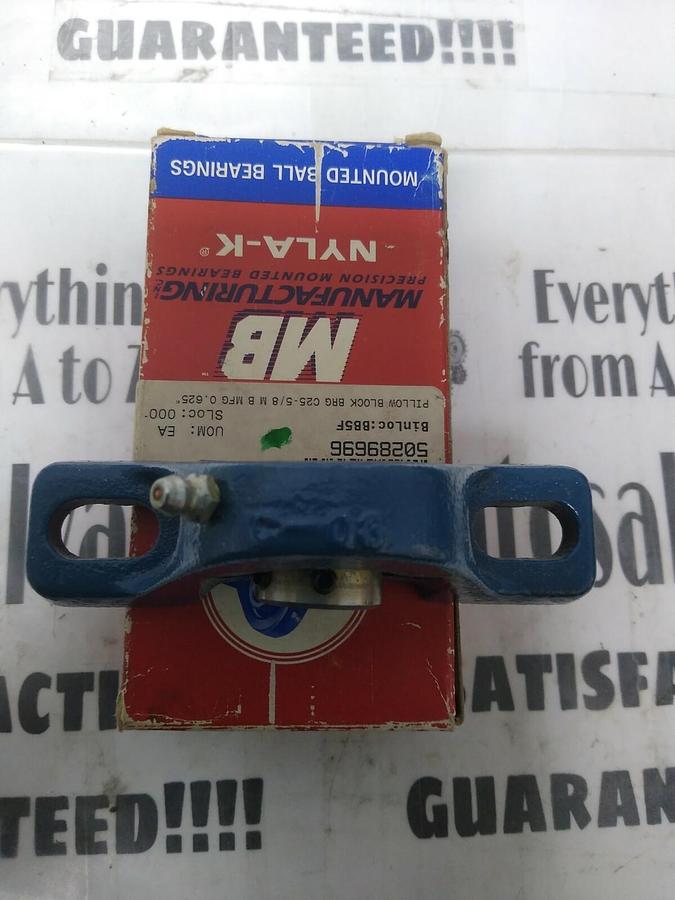 MB MANUFACTURING,C-25-5/8,PILLOW BLOCK BEARING 5/8 INCH BORE NOS