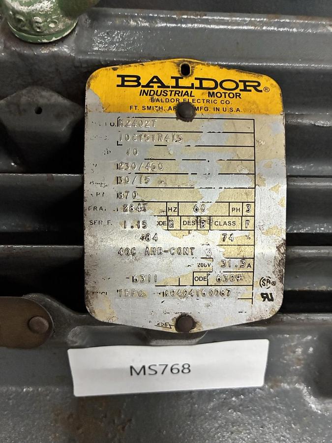 BALDOR,M2402T,MOTOR 10HP 870RPM 4PH 284T