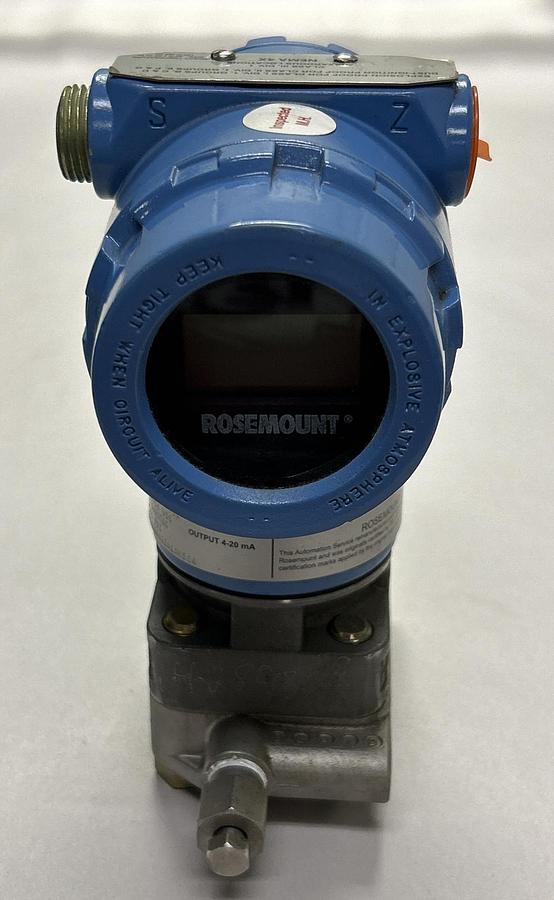 Used EMERSON ROSEMOUNT,3051CG4A22A1AM5Q4,PRESSURE TRANSMITTER