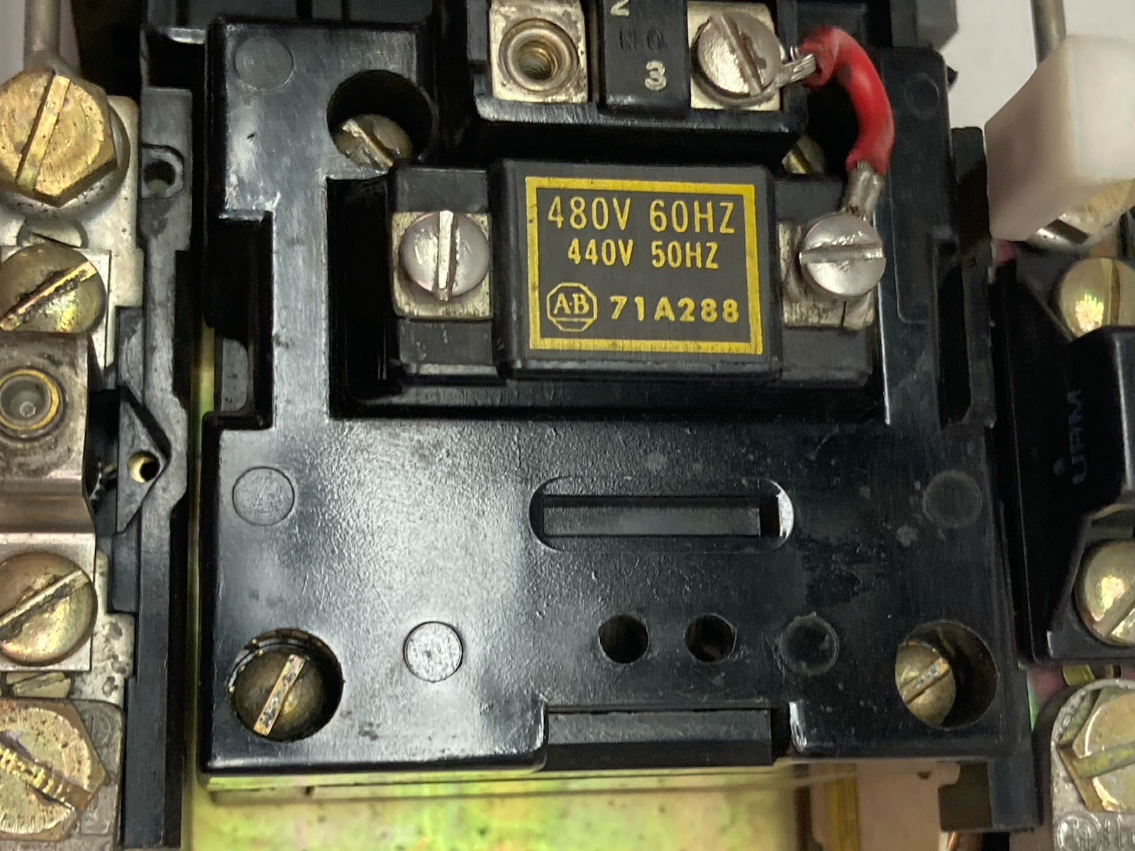 Used Allen-Bradley,709-BOD,Size 1 Motor Starter 440/480V 50/60Hz