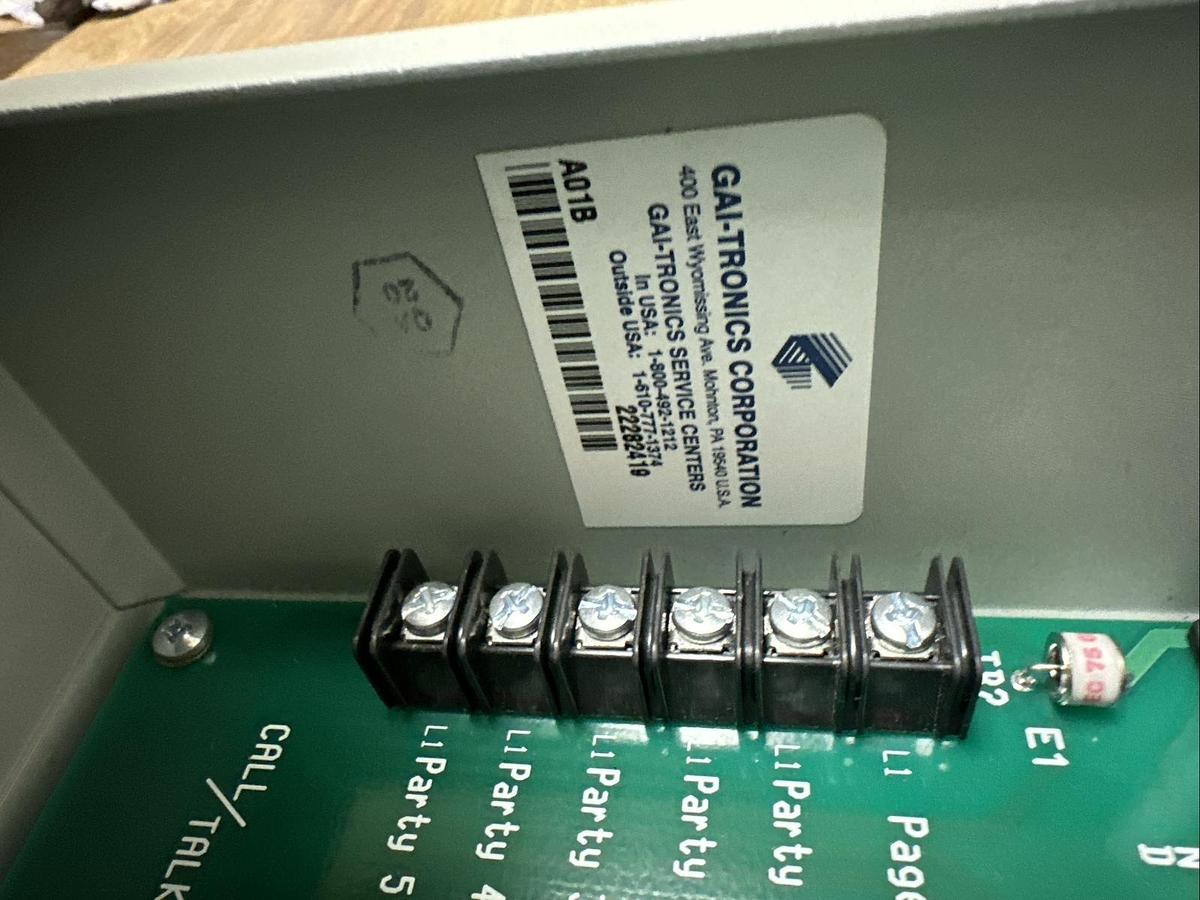 Gai-Tronics,A01B,Amplifier Enclosure