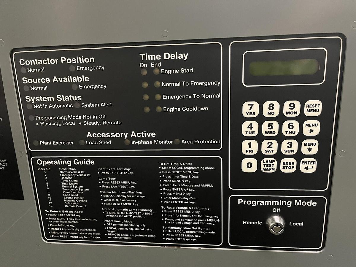 Used SPECTRUM,RLS-564231-0225,AUTOMATIC TRANSFER SWITCH 225A 240V 1PH