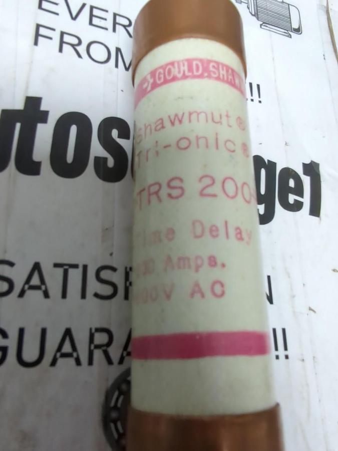 GOULD SHAWMUT,TRS-200,TRI-ONIC FUSE NOS