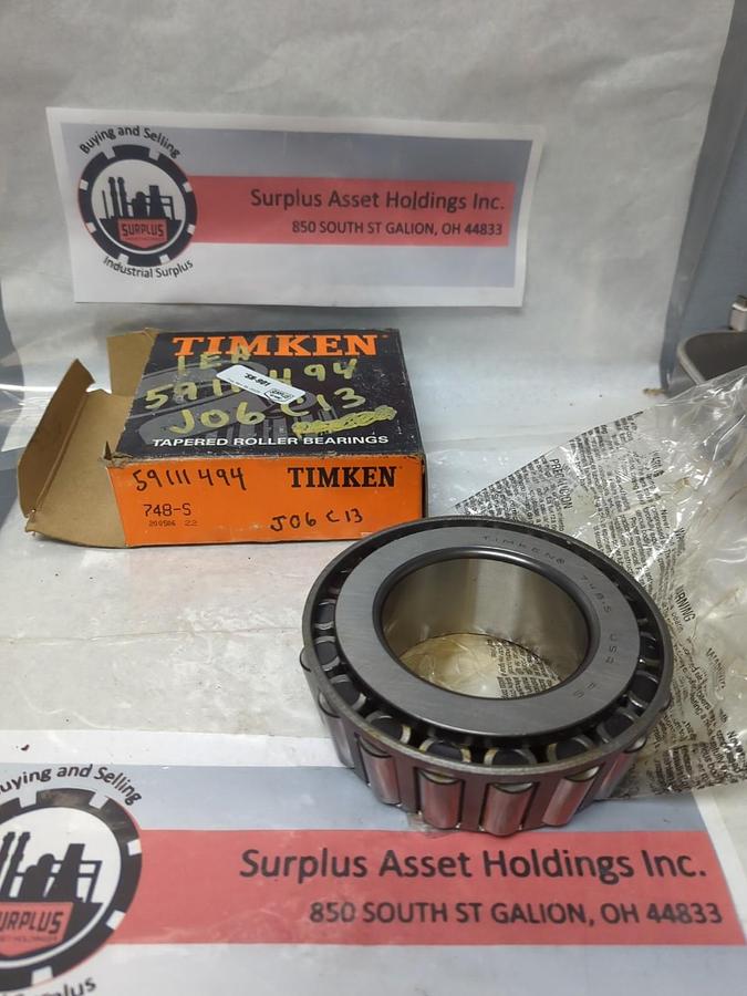 TIMKEN,748-S,ROLLER BEARING CONE NOS