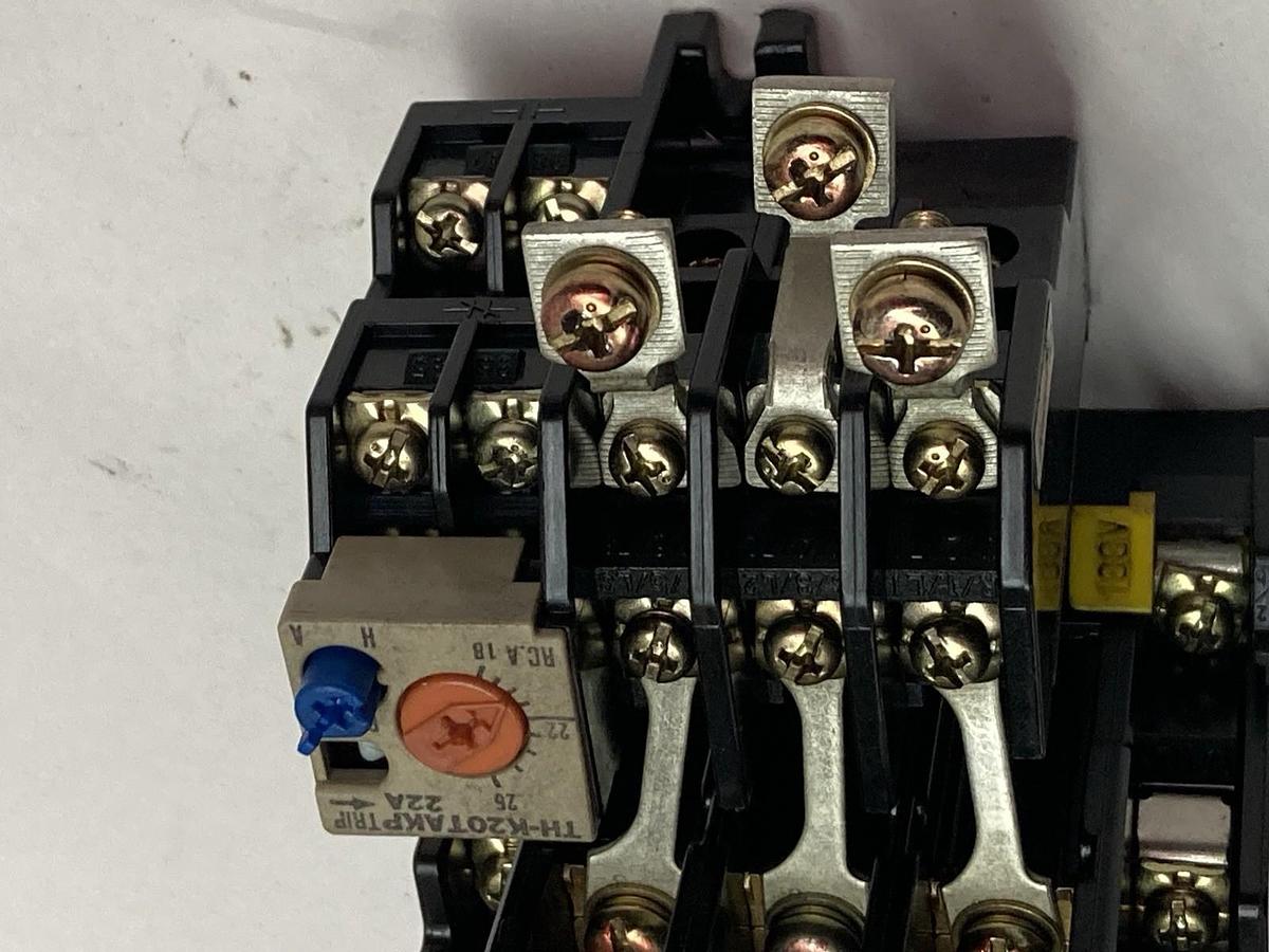 Used Mitsubishi,S-K35,Contactor w/ TH-K20TAKP-22A Solid State Overload Relay