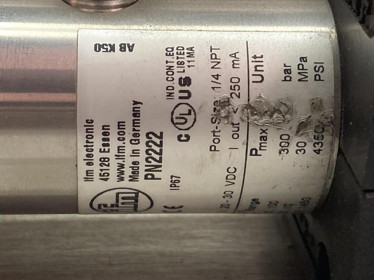 Used IFM,PN2222,Pressure Switch