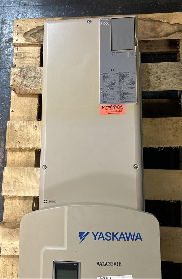 Used YASKAWA,CIMRZU4A0065FAA,AC VARIABLE SPEED DRIVE Z1B1B065PMB BYPASS DRIVE 50HP