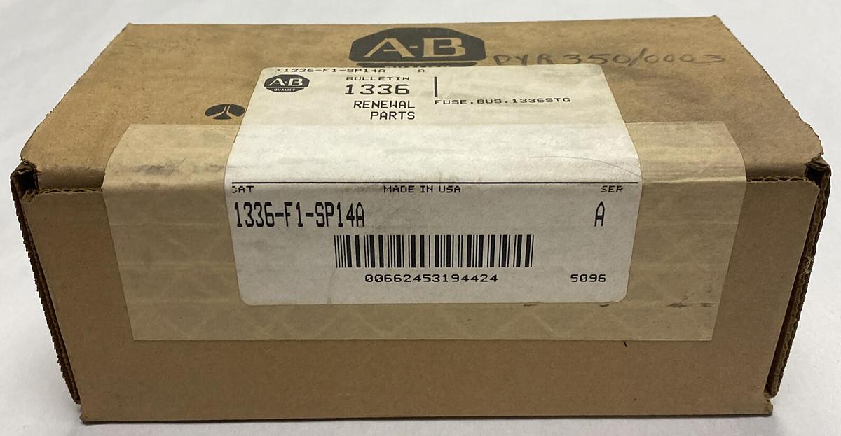 Used ALLEN BRADLEY,1336-F1-SP14A,FUSE BUS 1336STG NEW
