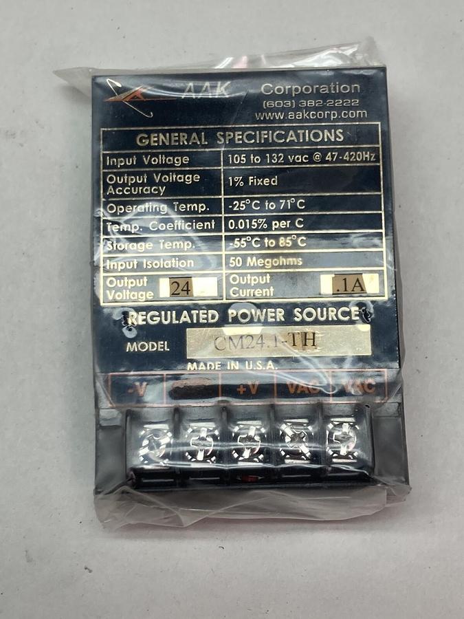 Used AAK,CM24.1-TH,Regulated Power Sourse