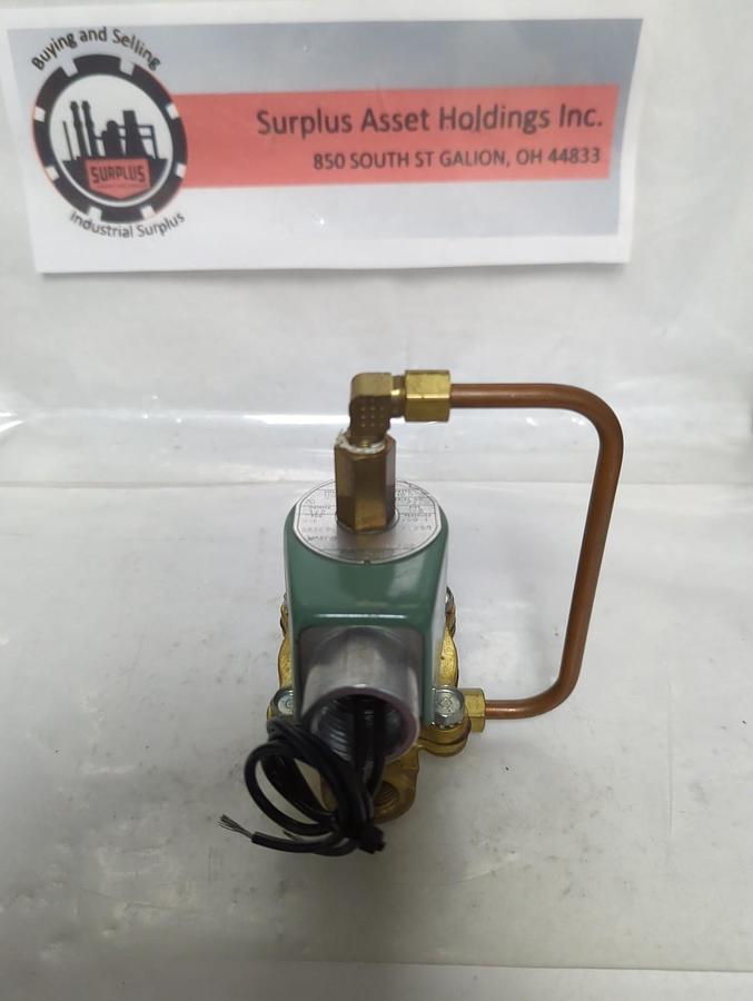 Used ASCO,8210B11,SOLENOID VALVE 2-WAY 1/2 INCH 115V 10.5 WATTS PRE-OWNED