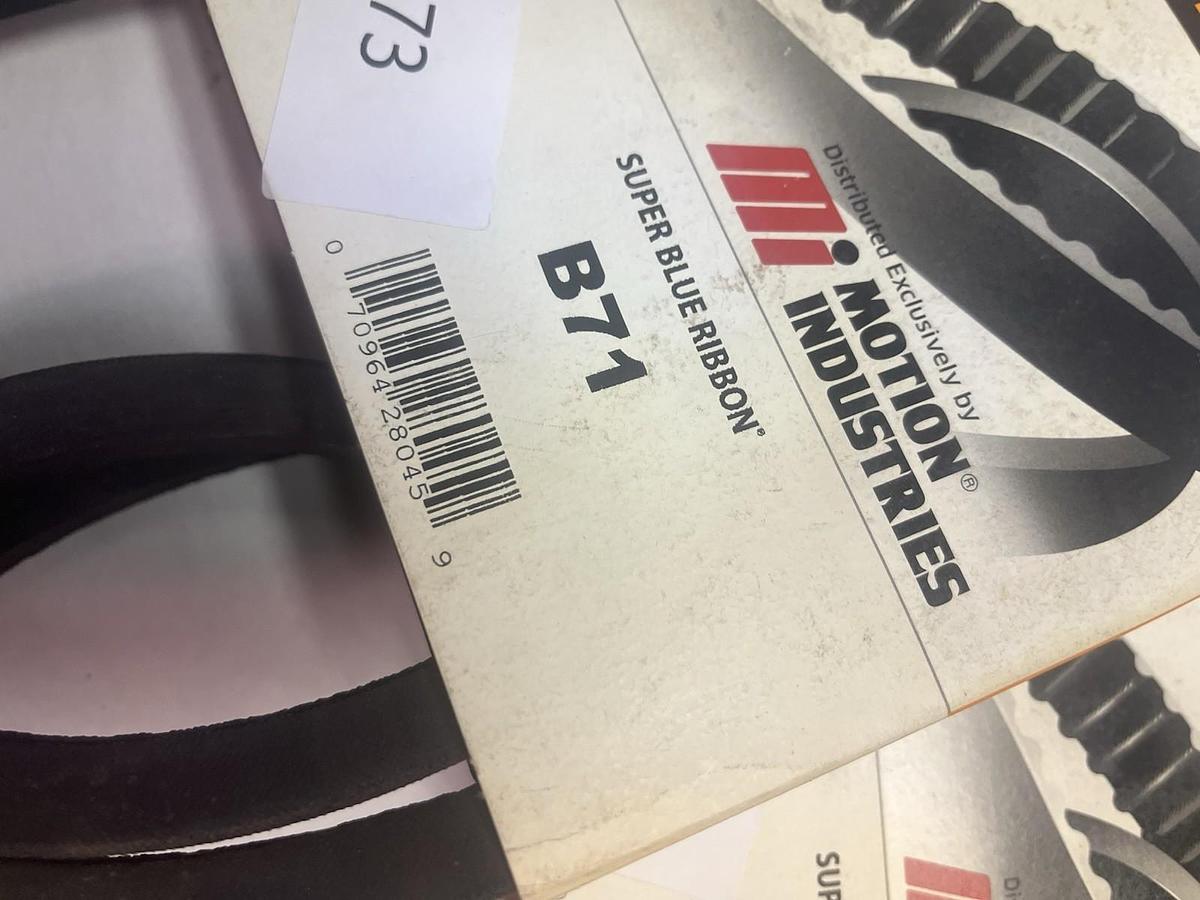 TIMKEN,B71,SUPER BLUE RIBBON V-BELT LOT OF 3