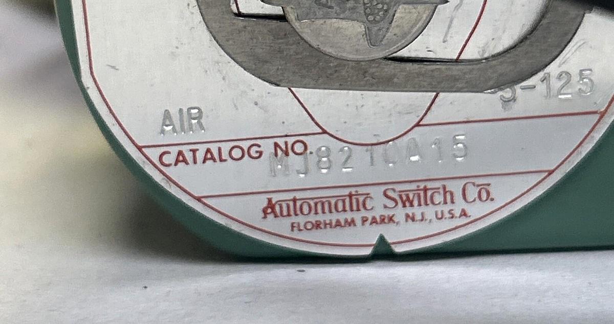 ASCO,MJ8210A15,SOLENOID VALVE 1/2INCH NOS