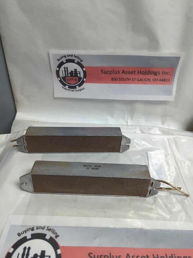 Used YASKAWA IWAKI,RH150,EXTERNAL BRAKING RESISTOR LOT OF 2 PRE-OWNED
