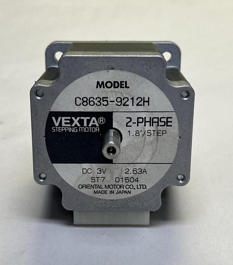Used ORIENTAL MOTOR,C8635-9212H,STEPPING MOTOR 2.63A 3VDC
