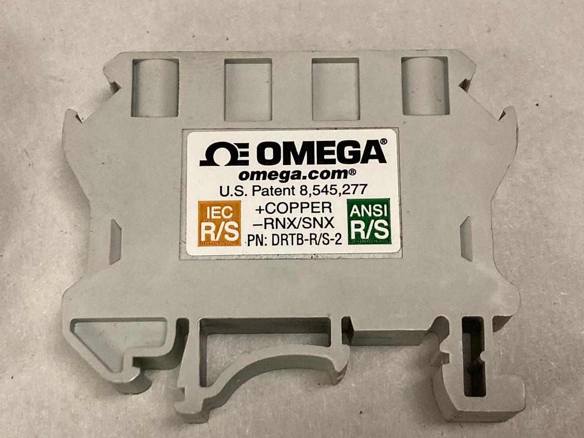 Used Omega Engineering,DRTB-R/S-2,Thermocouple Terminal Block LOT OF 2