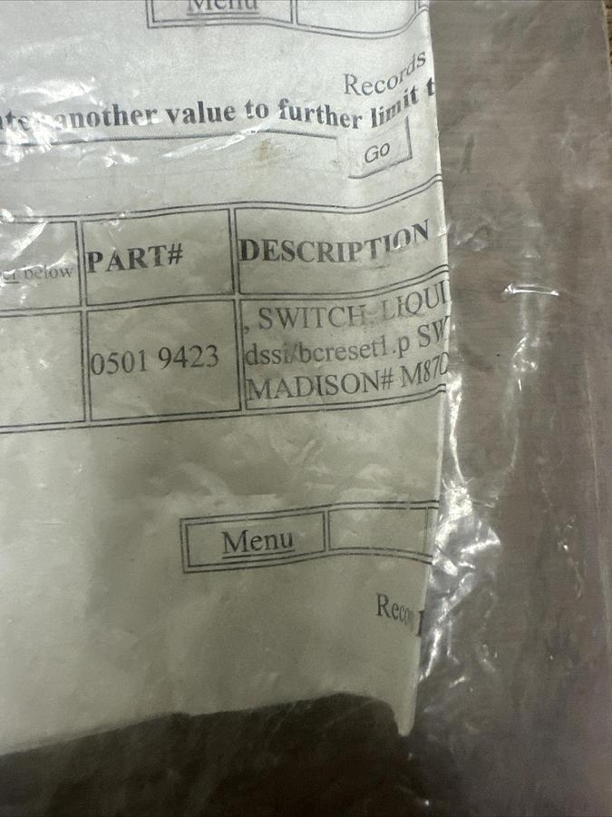 Used Madison,MD-8700,Tank Level Switch