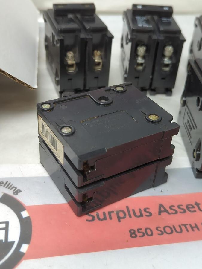 Used CUTLER-HAMMER,BR230,CIRCUIT BREAKER 30 AMP 2-POLE LOT OF 5 PRE-OWNED