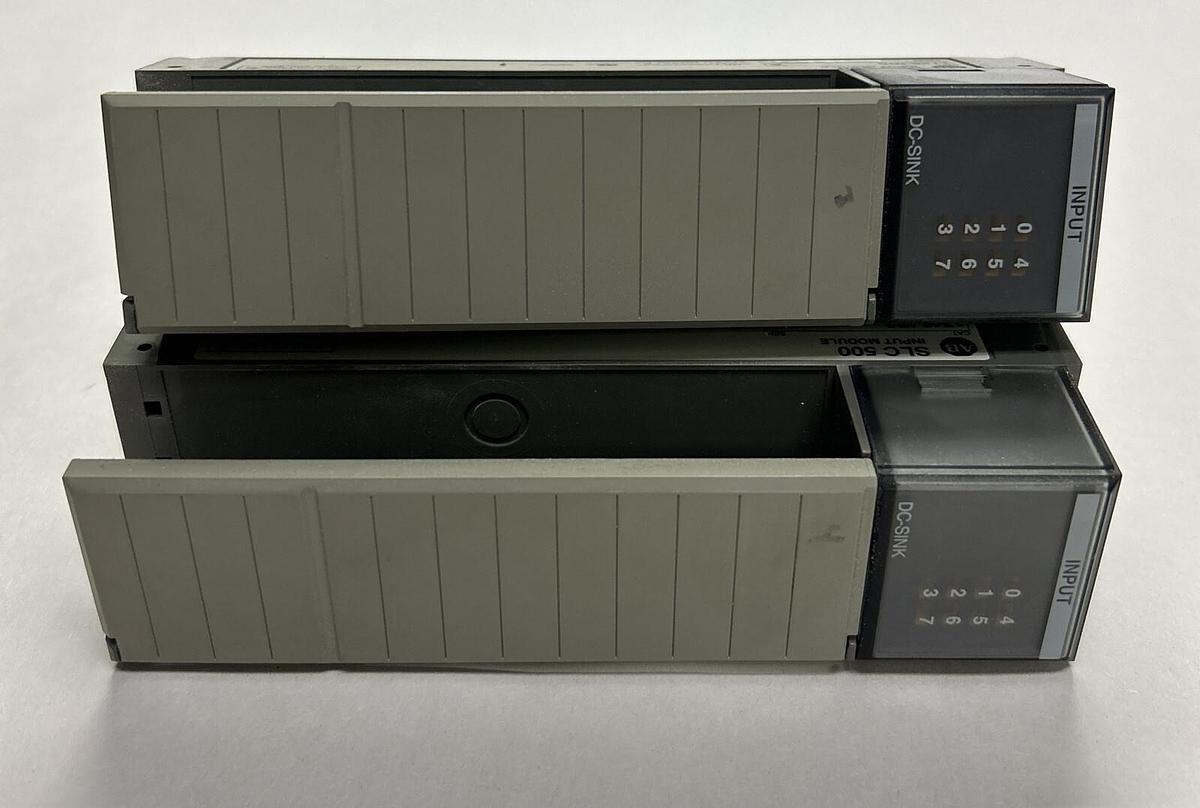 Used ALLEN BRADLEY,1746-IB8,SER A INPUT MODULE LOT OF 2