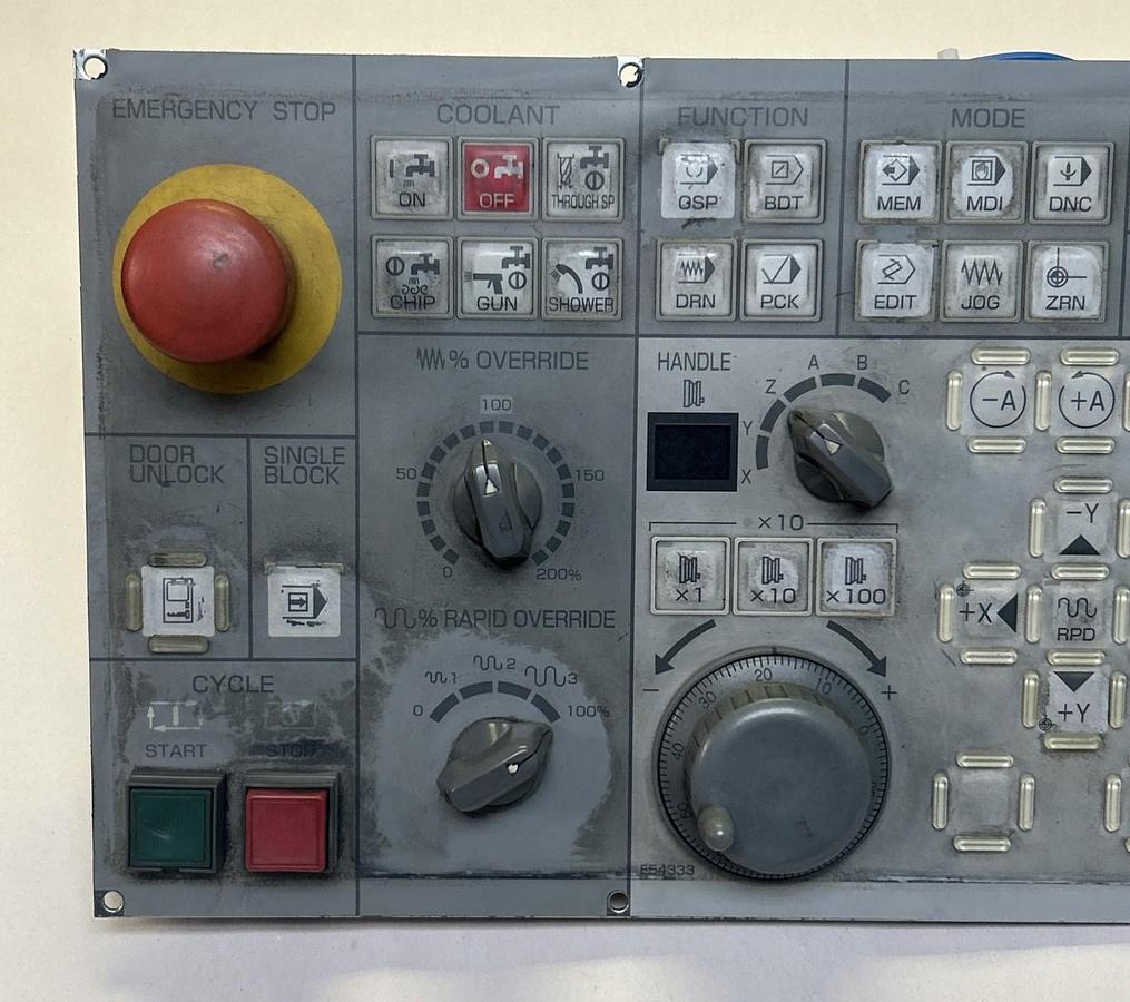 Used IDEC,ZY1E-SS5256-1E,OPERATION CONTROL PANEL