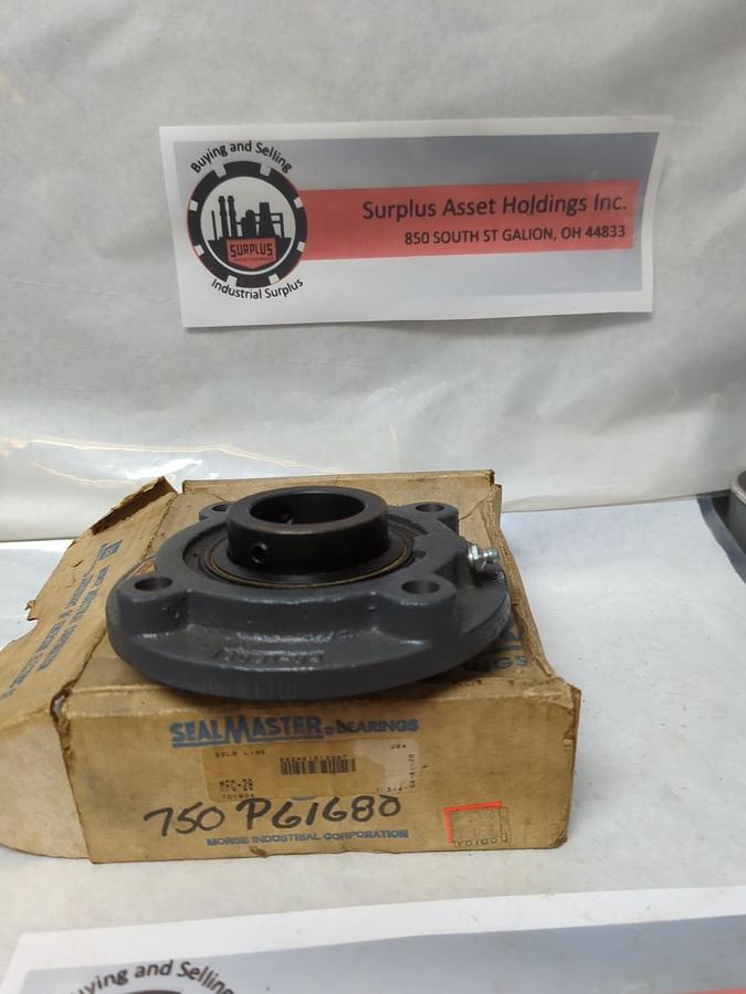 SEALMASTER,MFC-28,4-BOLT FLANGE ROUND 1-3/4 INCH BORE NOS
