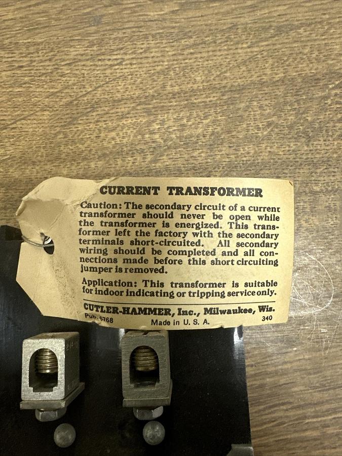 Cutler Hammer,D60LT2,Current Transformer
