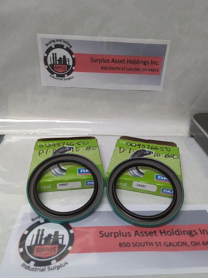 SKF,34887,OIL SEAL LOT OF 2 NOS