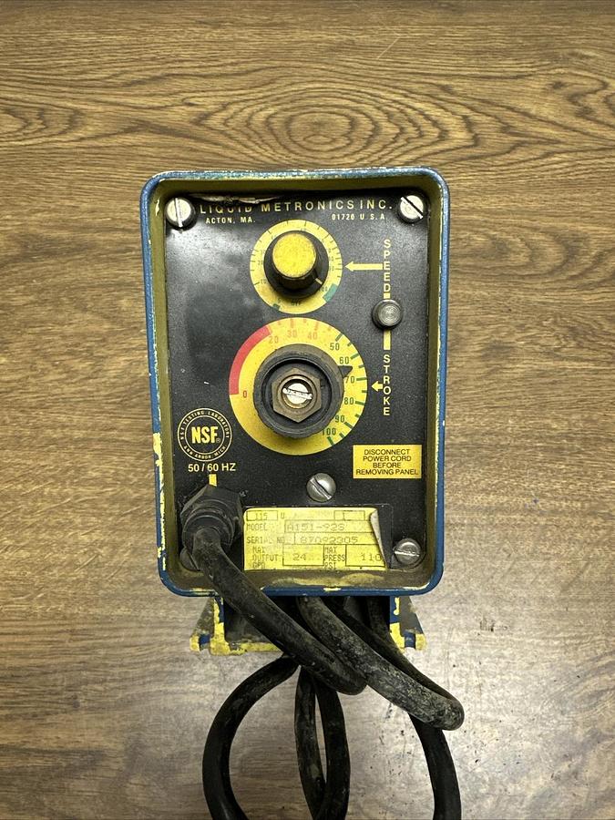 Used Liquid Metronics,A151-92S,Dosing Pump