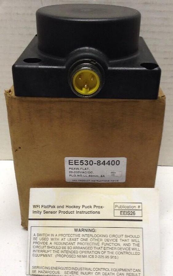 NAMCO,EE530-84400,Hockey Puck Proximity Sensor 20-230VAC/DC PLG NO LL 50MM