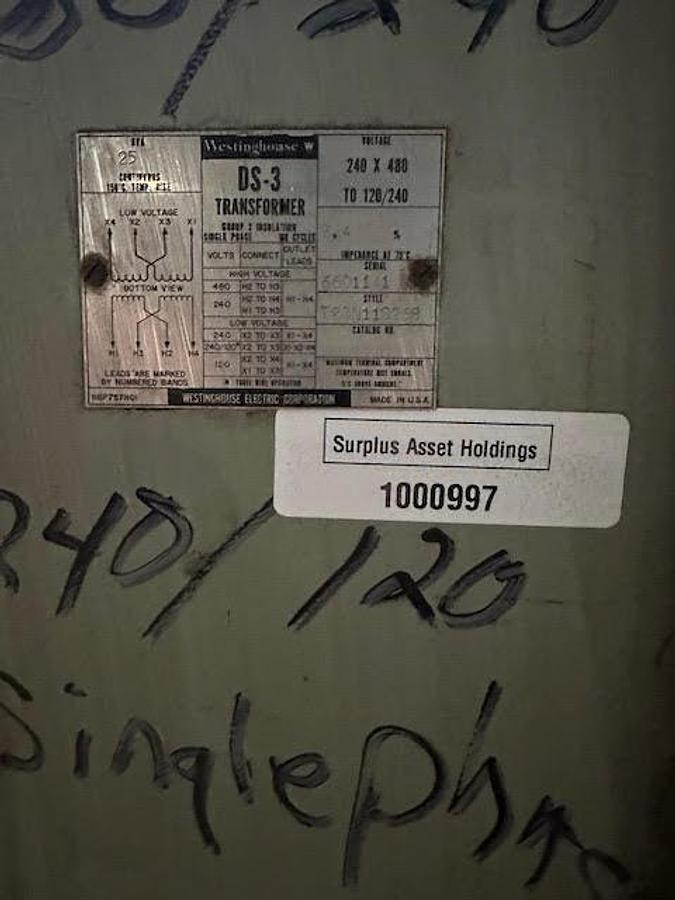 Used Westinghouse 25