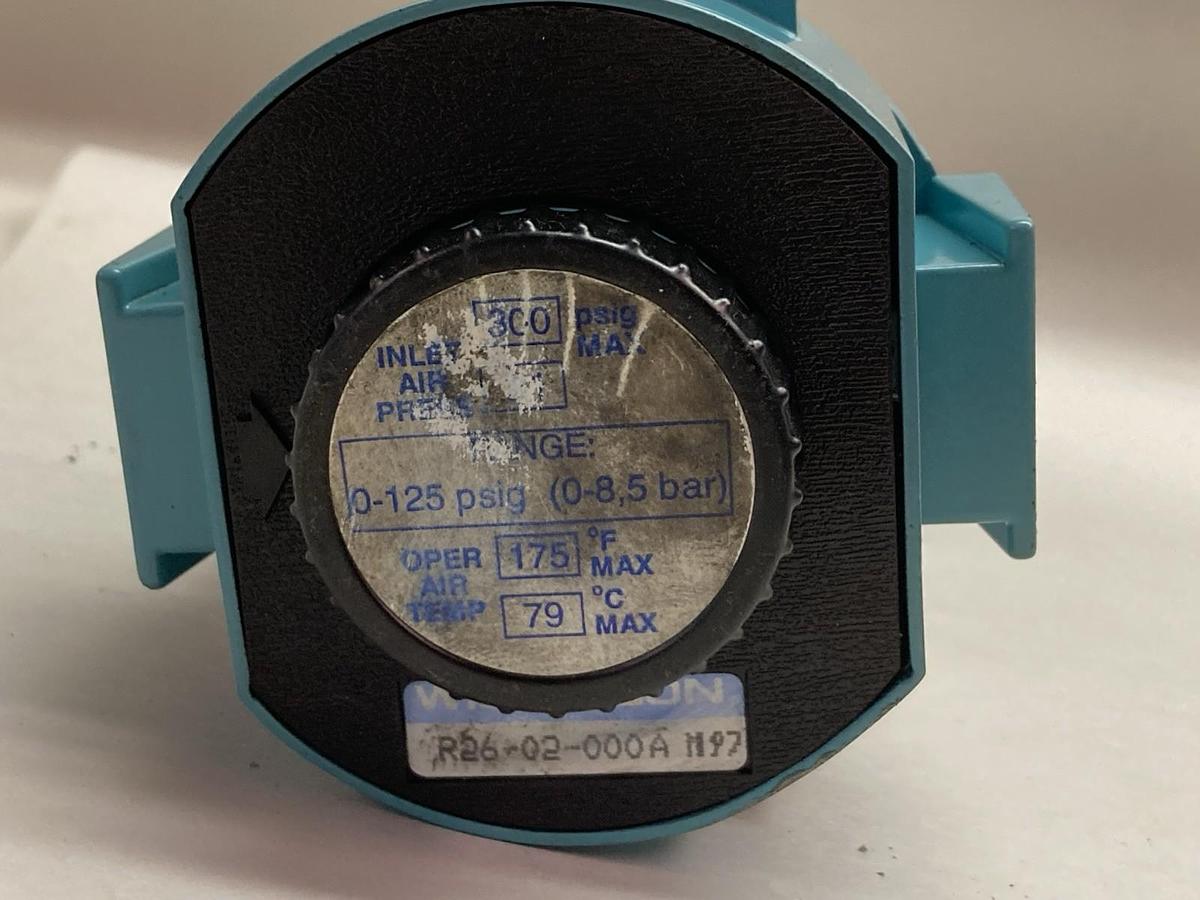 Used Wilkerson,R26-02-000A M97,Inlet Air Press