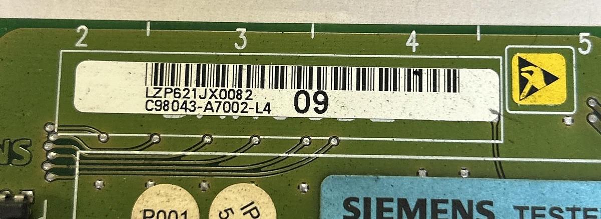 Used SIEMENS,C98043-A7002-L4,POWER INTERFACE BOARD