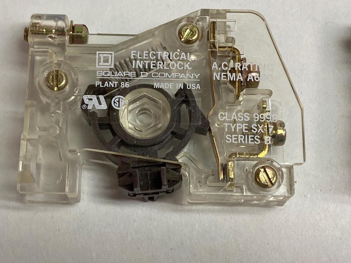 Square D,9999 SX-6 Series B,Electric Interlock LOT OF 2