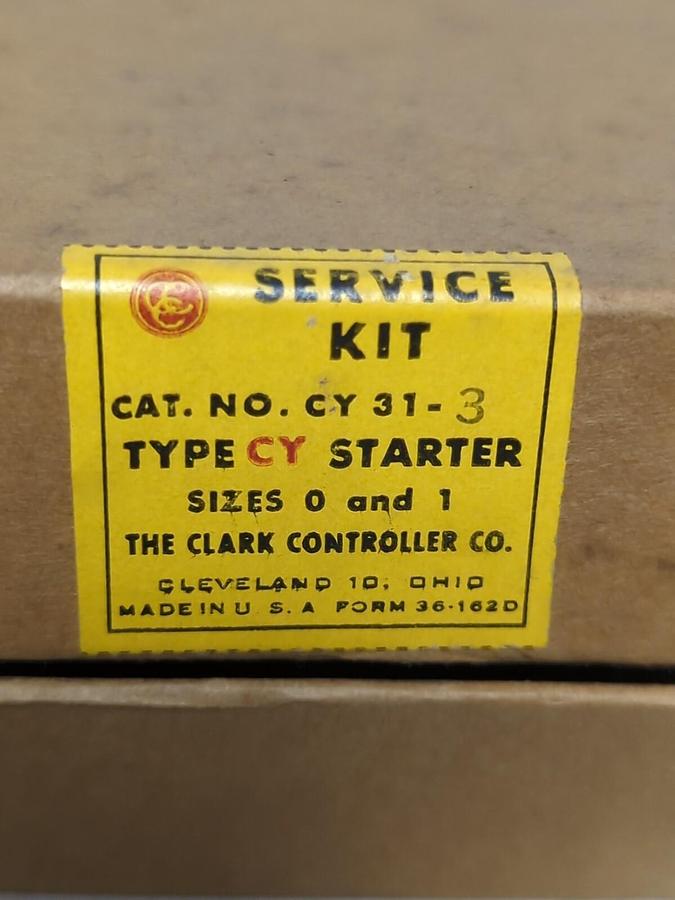CLARK,CY 31-3,SERVICE KIT FOR TYPE CY STARTER SIZES 0 & 1 NOS