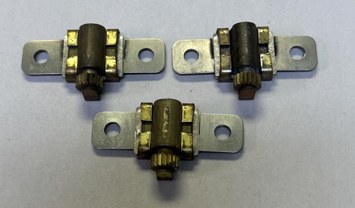 Used SQUARE D,B9.10,THERMAL OVERLOAD HEATER ELEMENT LOT OF 3