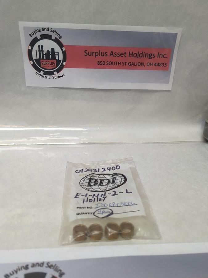 HOLLEY,ISO-EP-081006,SHAFT BUSHING 1/2 INCH ID PACK OF 4 NOS