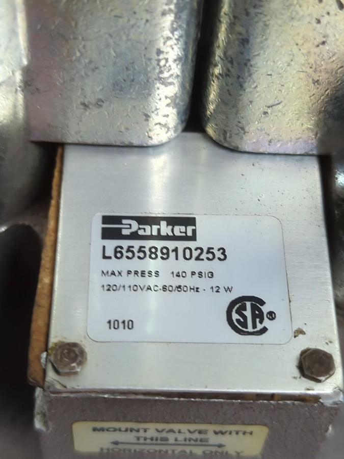 PARKER,L67558910253,SOLENOID VALVE 140 PSIG 12 WATT NOS