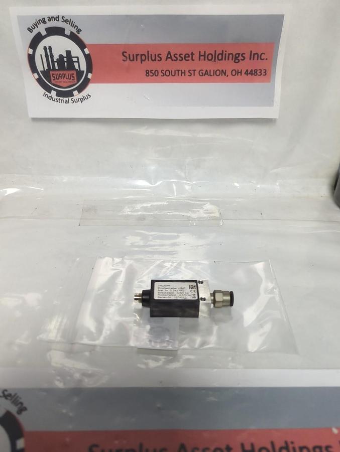 Used TRUMPF,0 343 483,VS4T PRESSURE SWITCH PRE-OWNED