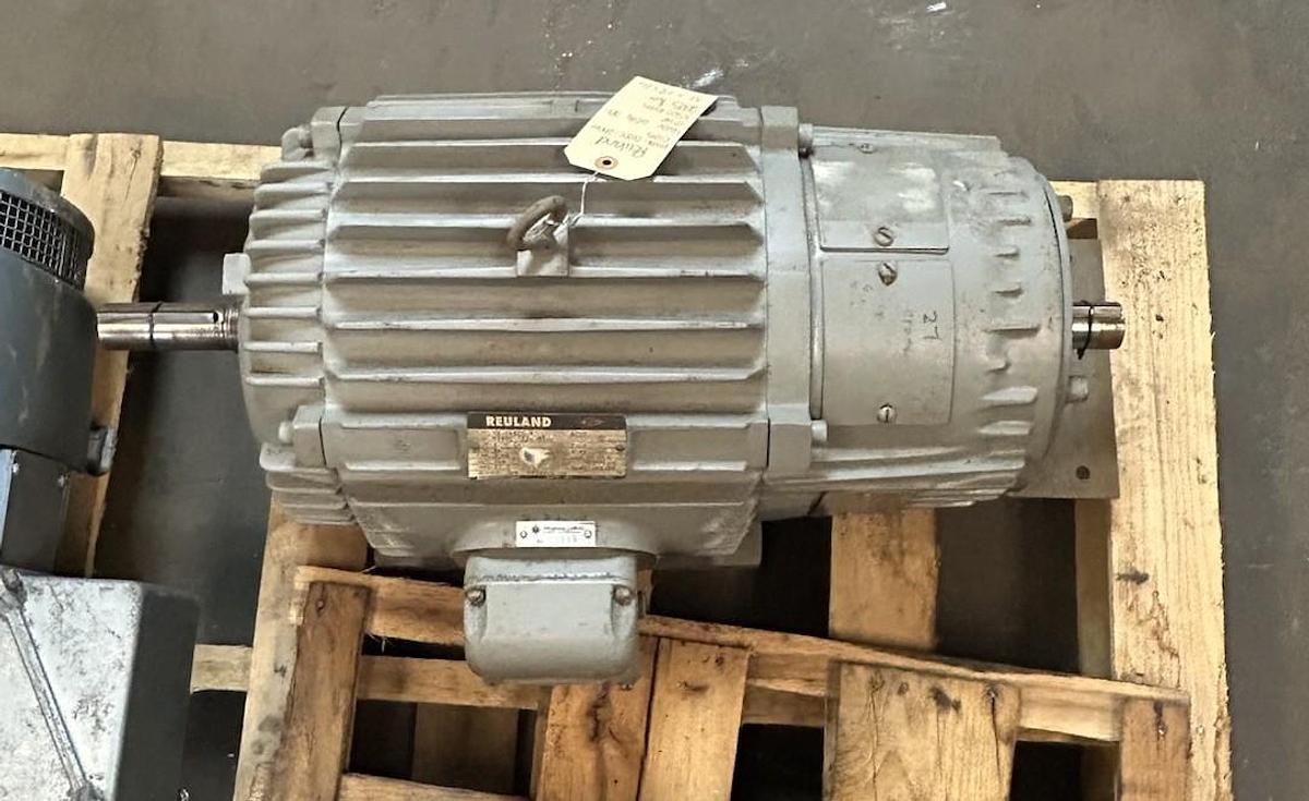 Used REULAND,0100C-2AAN-0105,MOTOR 10HP 460V 1800RPM 3PH 256U FRAME