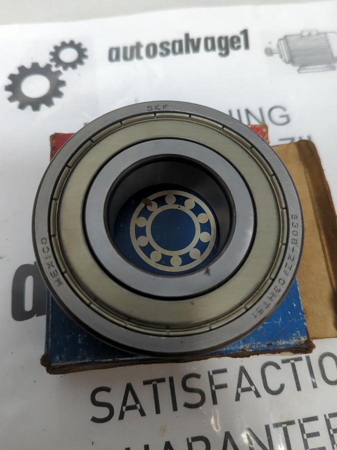 SKF,6308-27/C3HT51,DEEP GROOVE BALL BEARING DOUBLE SEALED NOS